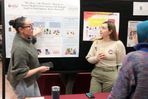 Dr. Margherita Cameranesi and her student
